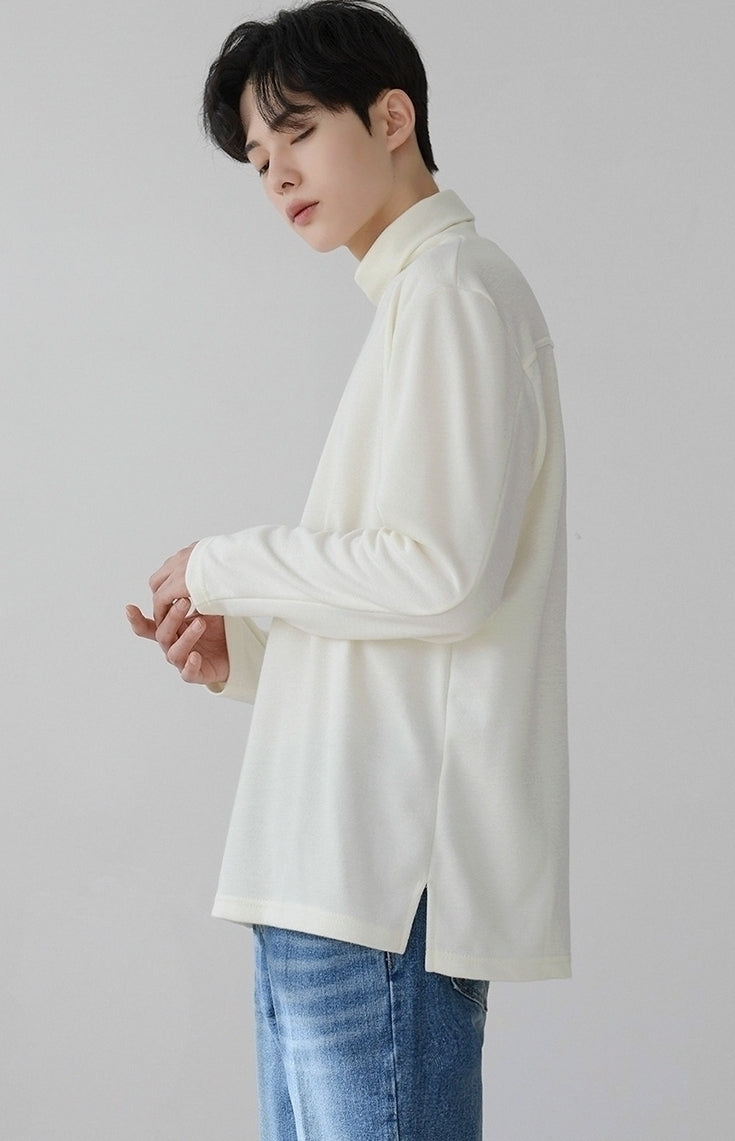 Cozy Turtleneck Long Sleeve Casual Top