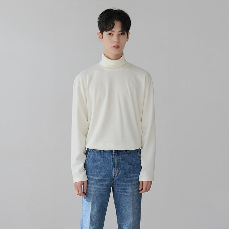 Cozy Turtleneck Long Sleeve Casual Top