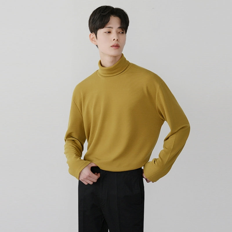 Cozy Turtleneck Long Sleeve Casual Top
