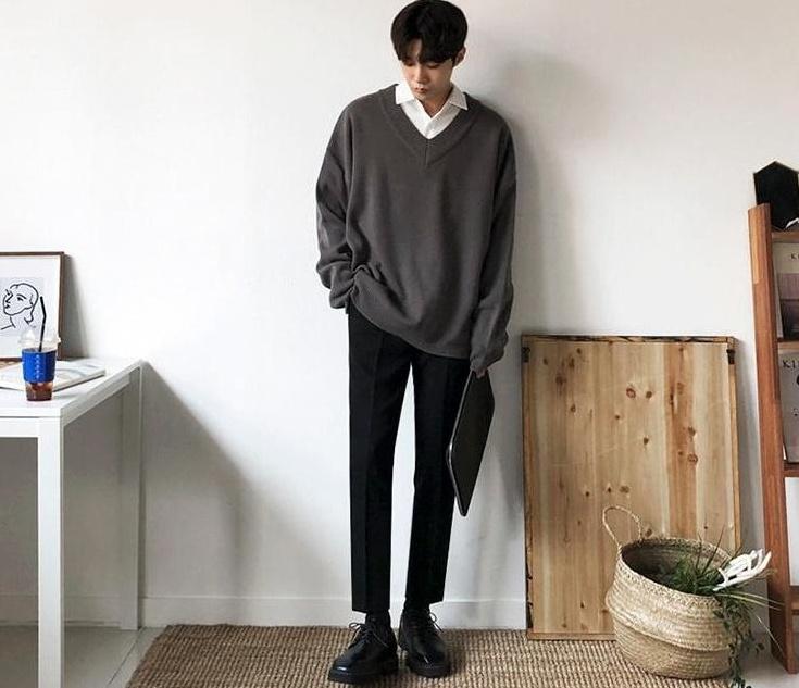 Cozy Vneck Knit Sweater