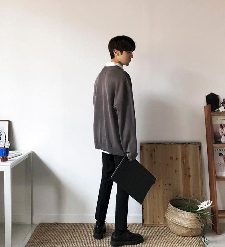 Cozy Vneck Knit Sweater