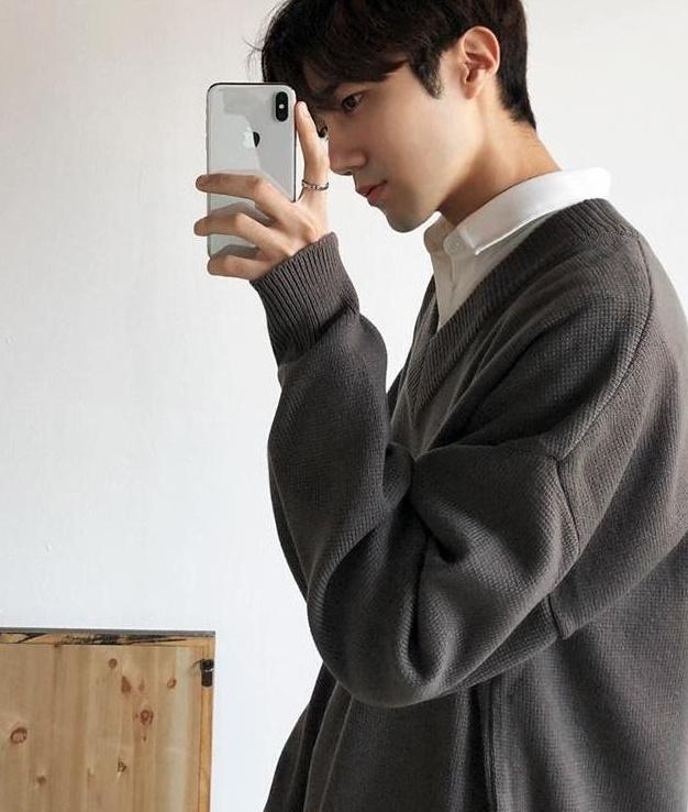 Cozy Vneck Knit Sweater