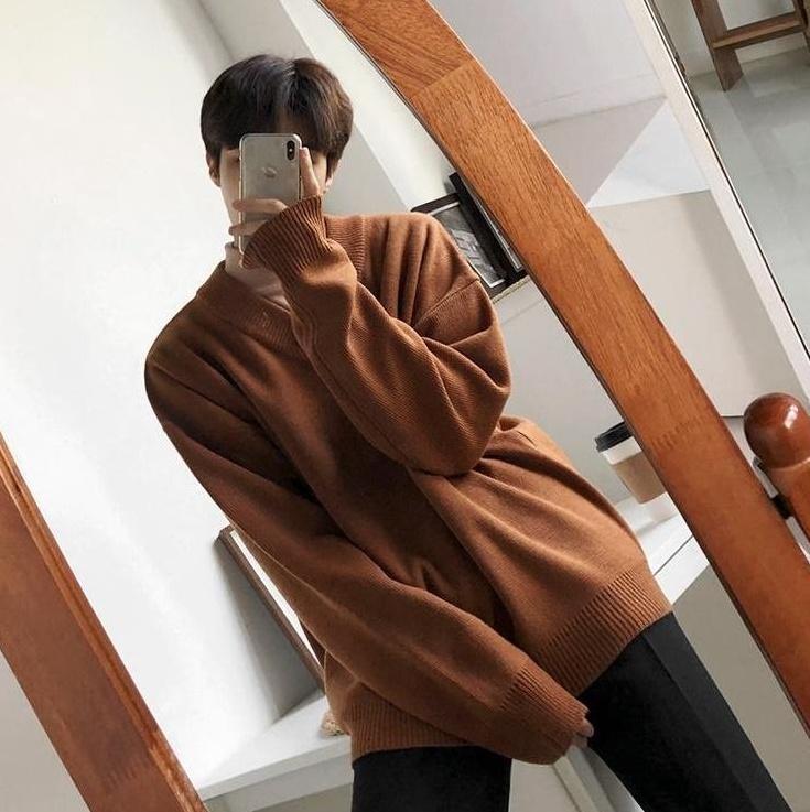 Cozy Vneck Knit Sweater
