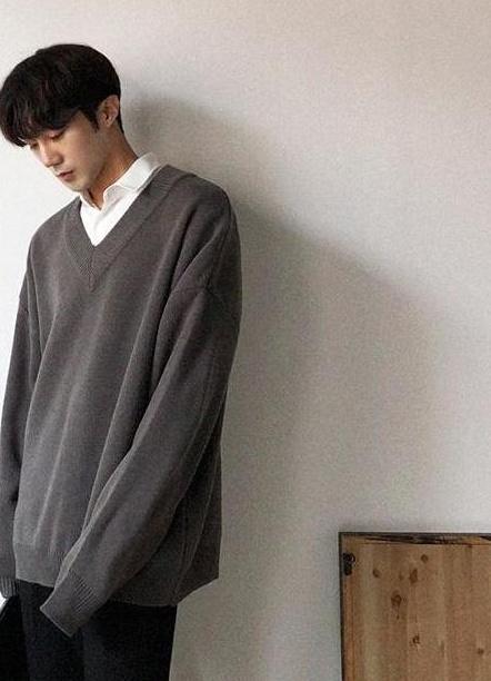 Cozy Vneck Knit Sweater