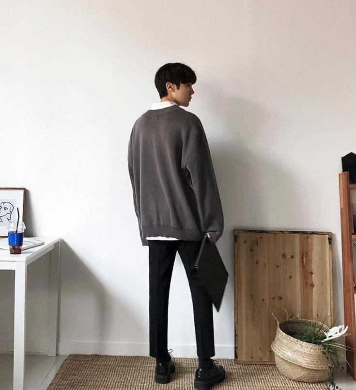 Cozy Vneck Knit Sweater