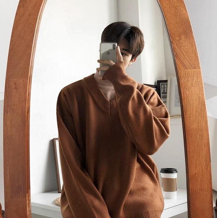 Cozy Vneck Knit Sweater