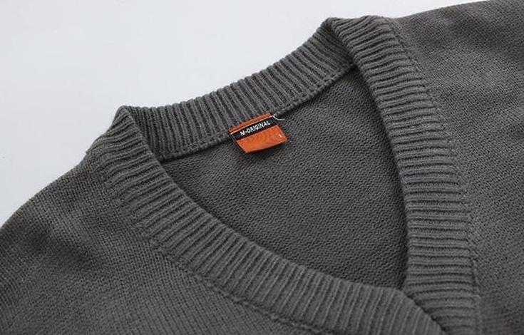 Cozy Vneck Knit Sweater