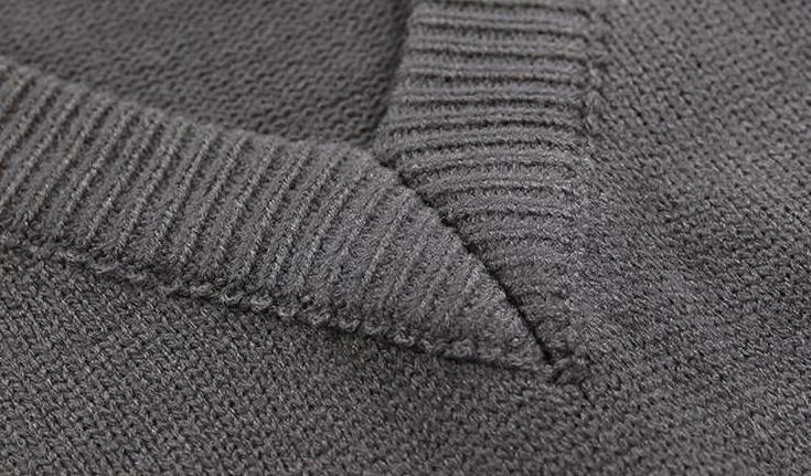 Cozy Vneck Knit Sweater