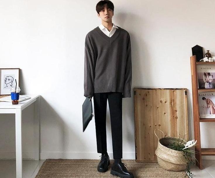 Cozy Vneck Knit Sweater
