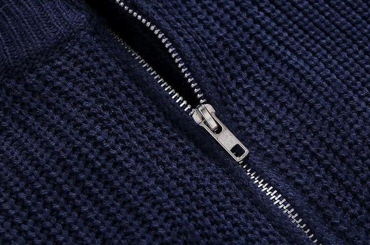 Cozy Zip Knit Sweater