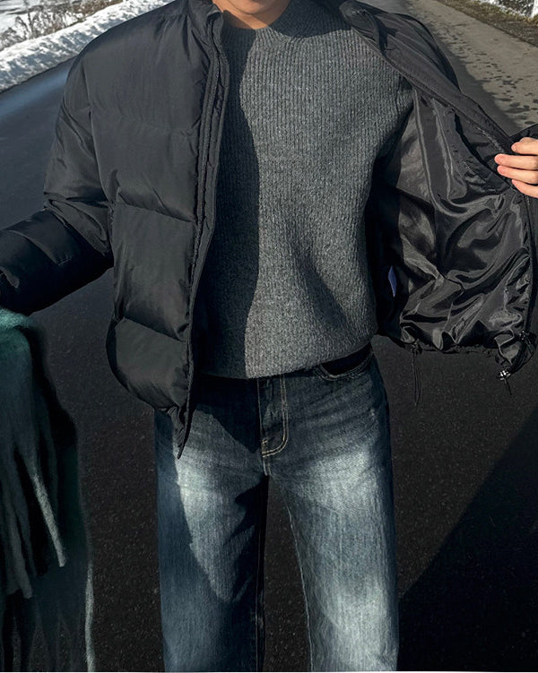 Crew Neck Knit Pullover Sweater