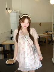 Plus Size Summer Vacation Short Sleeve Dress