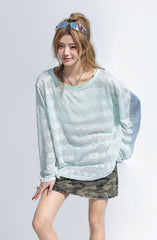 Cutout Sun Protection Cardigan Top