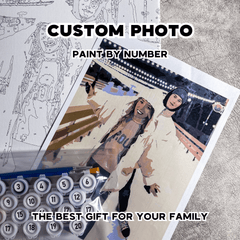 Personalized Custom Paint by Number Kit