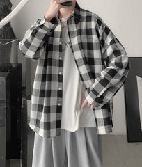 Black And White Plaid Shirt