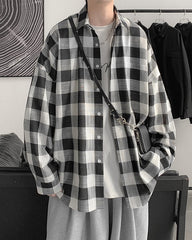 Black And White Plaid Shirt