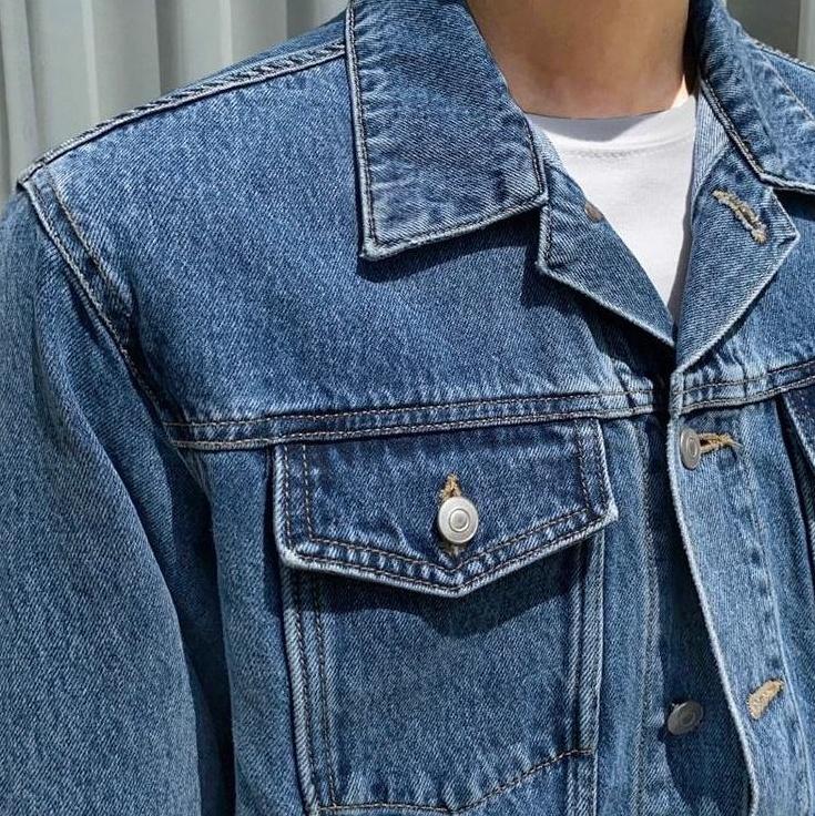Denim Jacket Workwear Fashion Style
