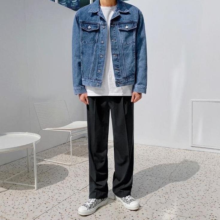 Denim Jacket Workwear Fashion Style