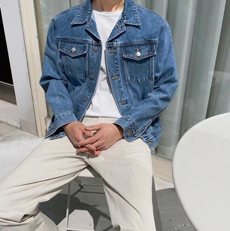 Denim Jacket Workwear Fashion Style