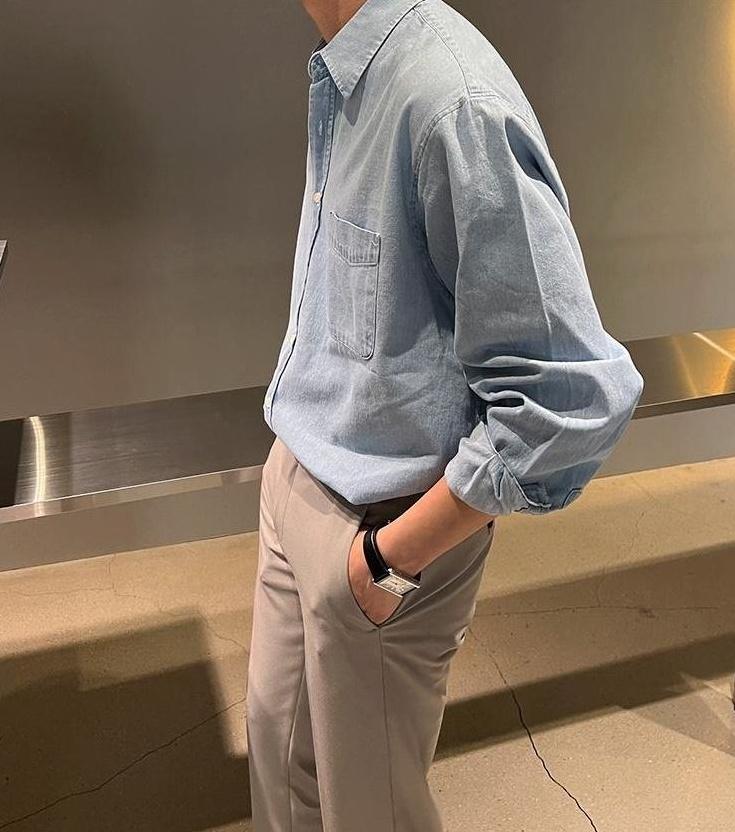 Denim Workwear Shirt Jacket