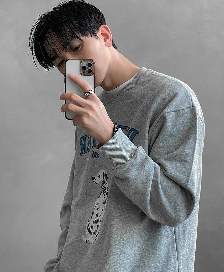 Dog Print Casual Pullover Sweater