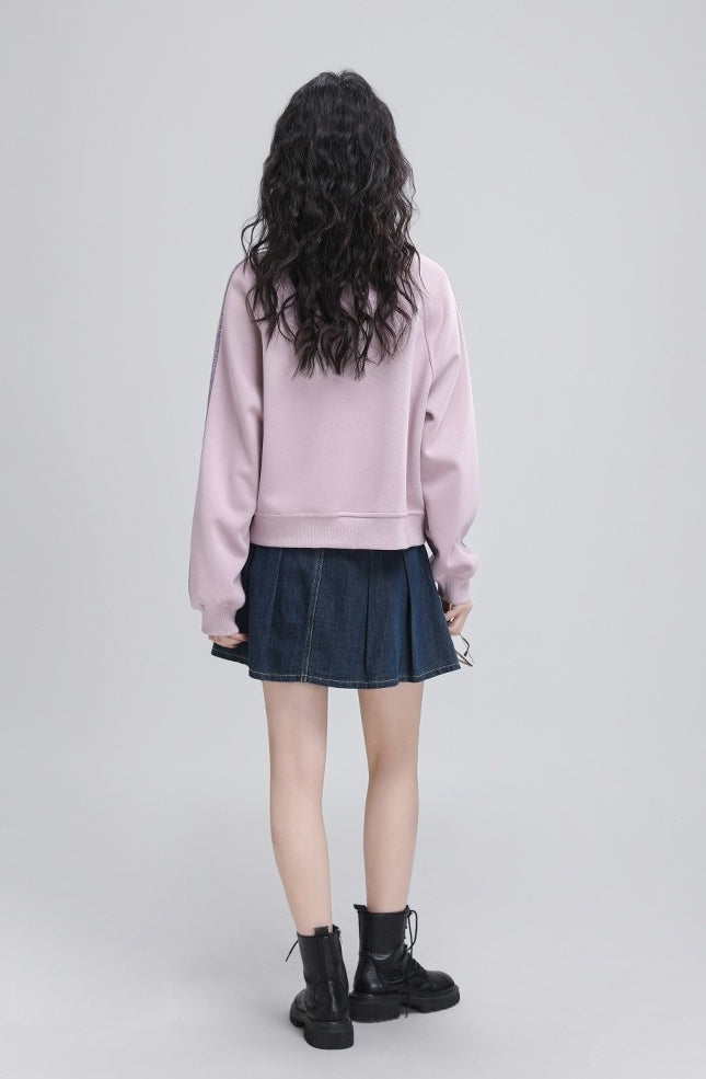 Double Zipper Stand Collar Jacket