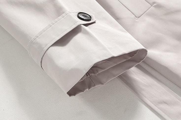 Doublebreasted Long Trench Coat