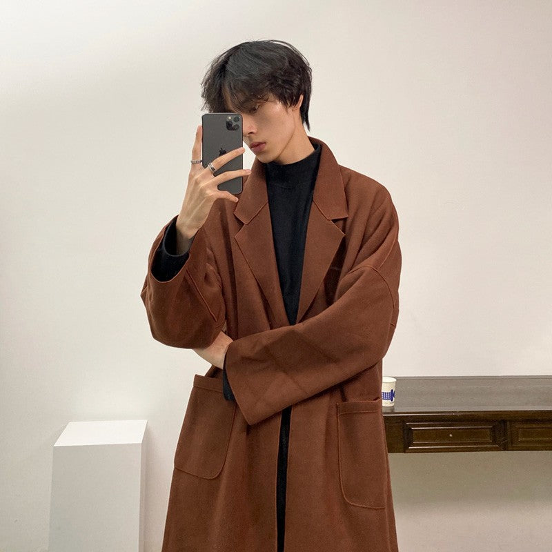 Doublefaced Coat With Nobuckle Design