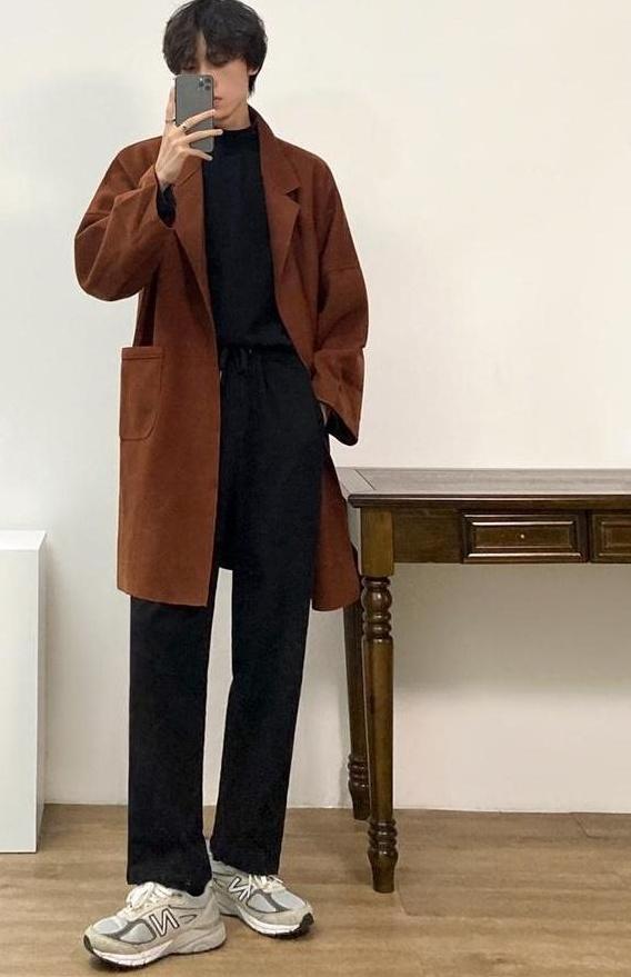 Doublefaced Coat With Nobuckle Design