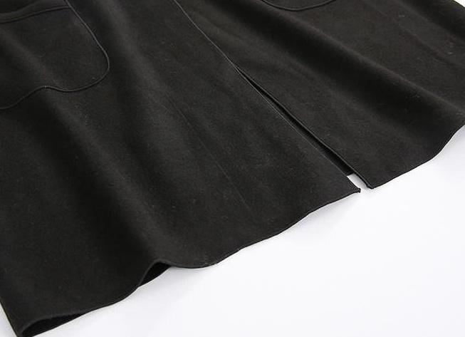 Doublefaced Coat With Nobuckle Design