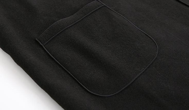 Doublefaced Coat With Nobuckle Design