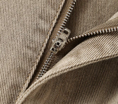 Brown Multi-Pocket Cargo Jeans