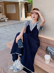 Elegant Layered Design Sleeveless A Line Dress