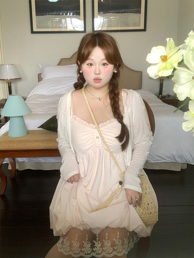 Elegant Slim Fit Strap Dress Summer Short Dress