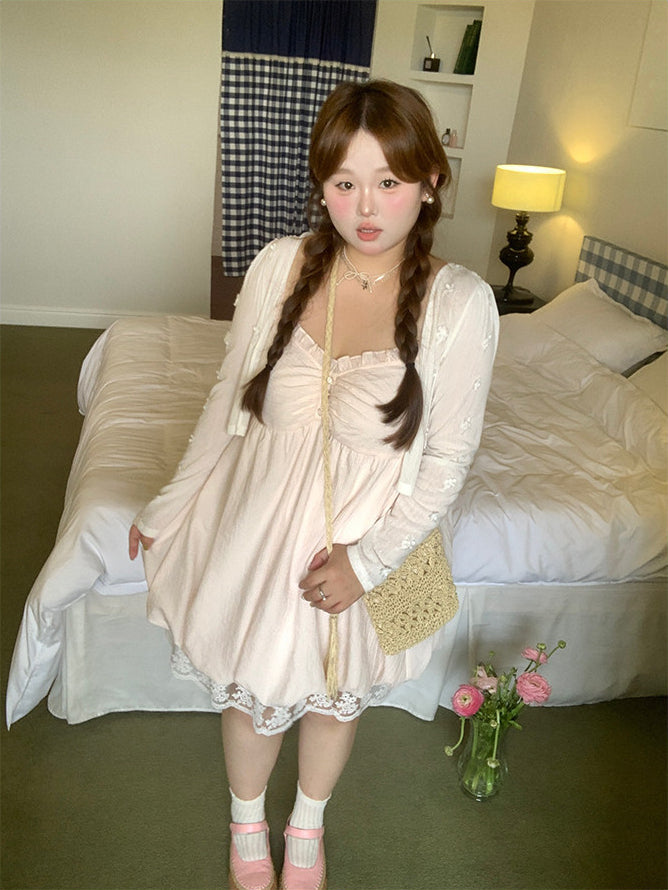 Elegant Slim Fit Strap Dress Summer Short Dress