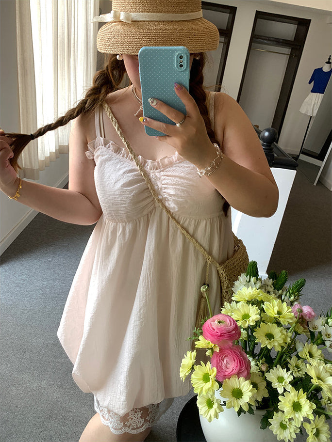 Elegant Slim Fit Strap Dress Summer Short Dress