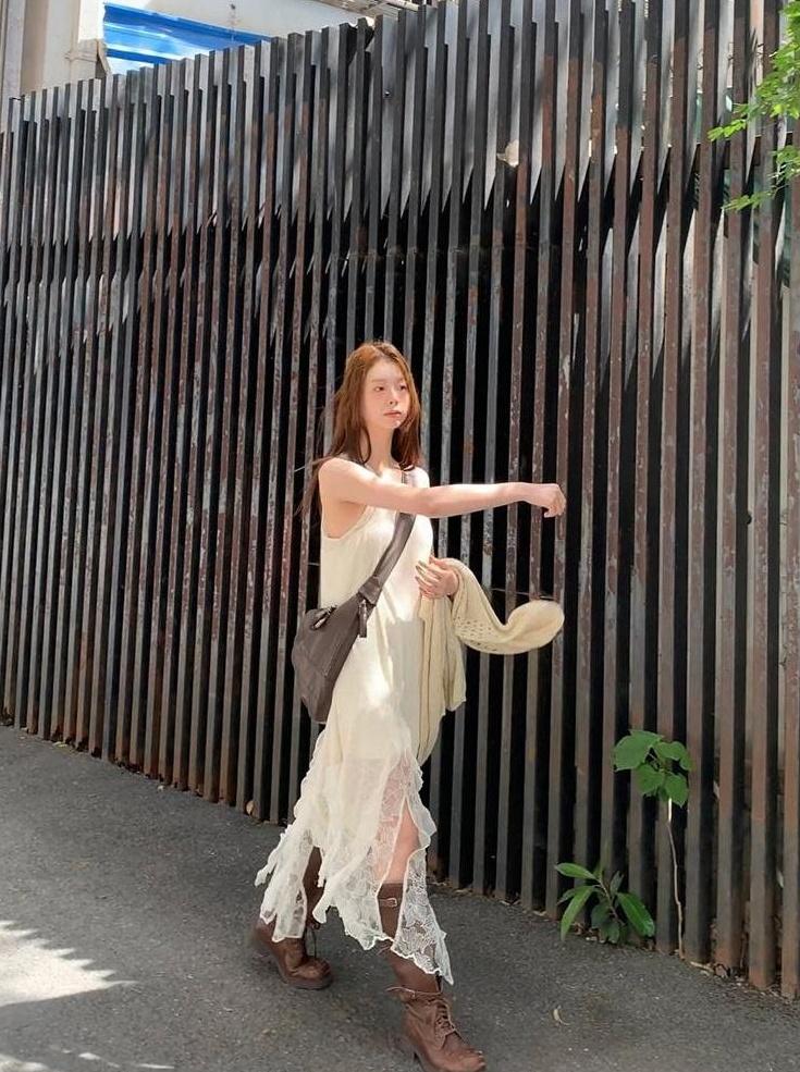 Elegant Summer French Style Maxi Dress