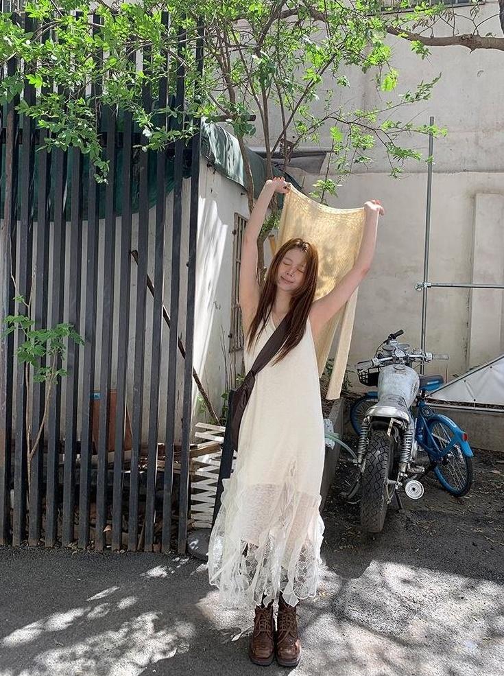 Elegant Summer French Style Maxi Dress