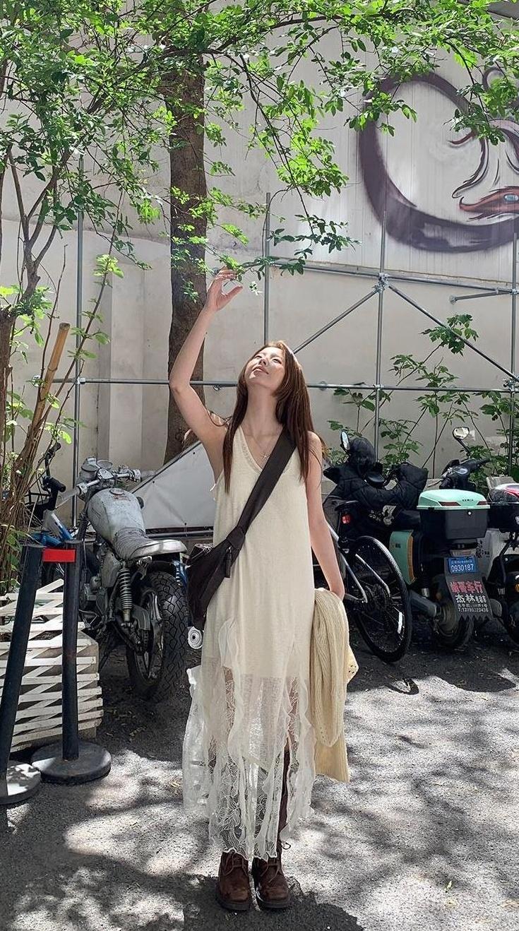 Elegant Summer French Style Maxi Dress