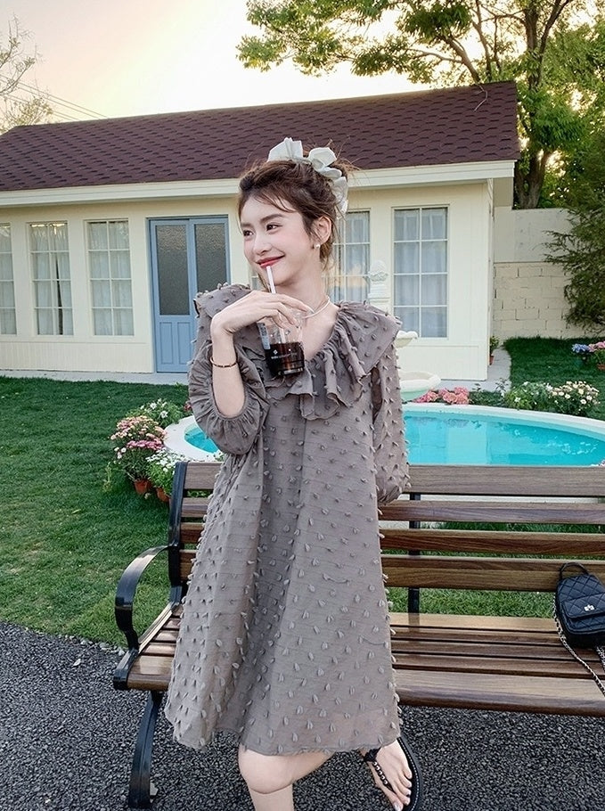Elegant Summer Ruffle Hem Dress