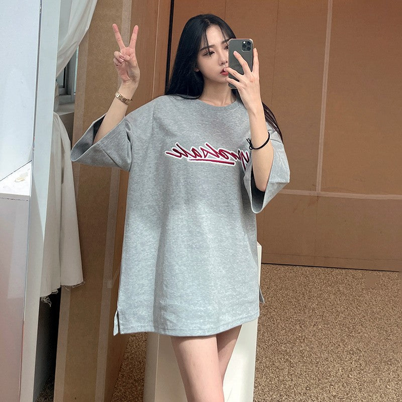 Embroidered Crewneck Tee