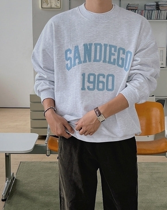 Embroidered Pullover Sweatshirt