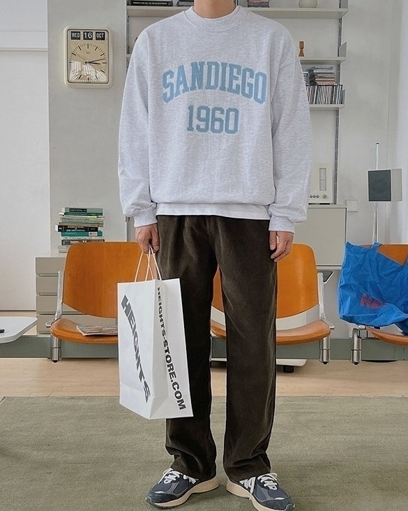 Embroidered Pullover Sweatshirt