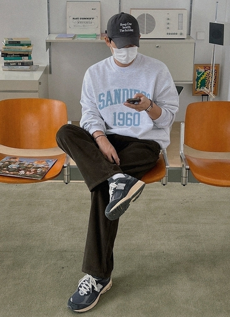 Embroidered Pullover Sweatshirt