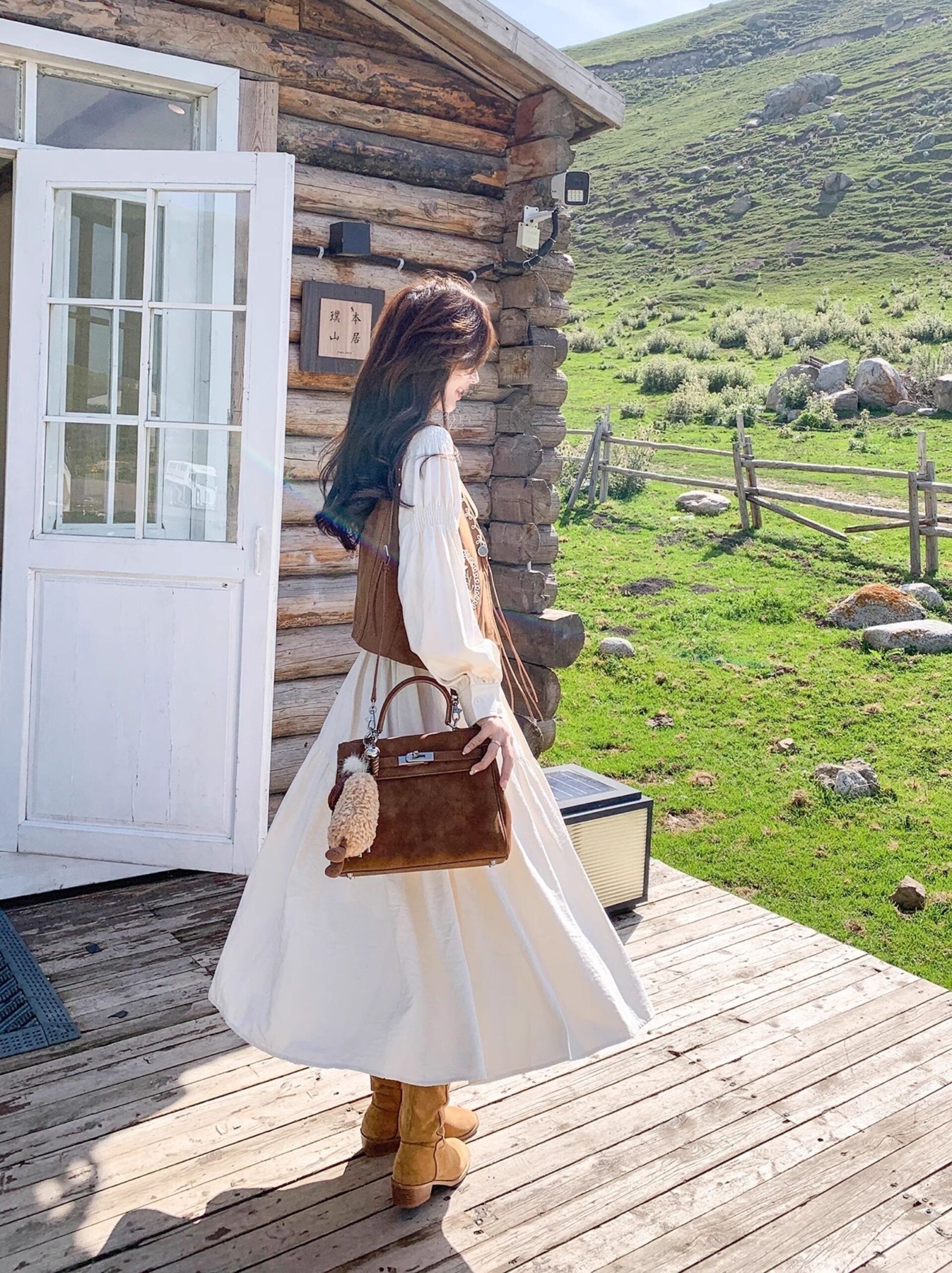 Embroidered Vest Dress Set Elegant Slim Fit