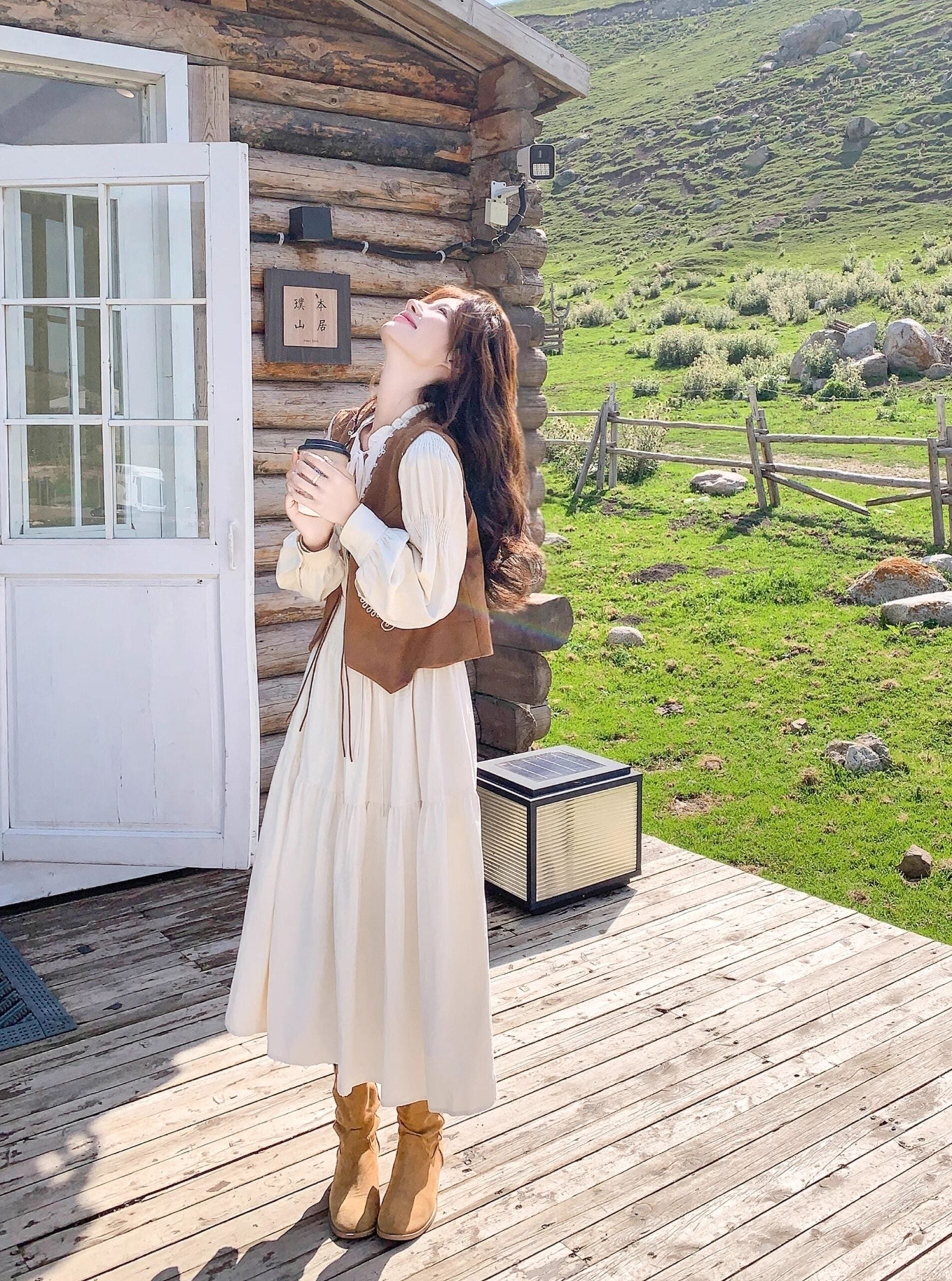 Embroidered Vest Dress Set Elegant Slim Fit