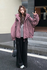 Hooded Puffer Jacket Winter Warm Parka