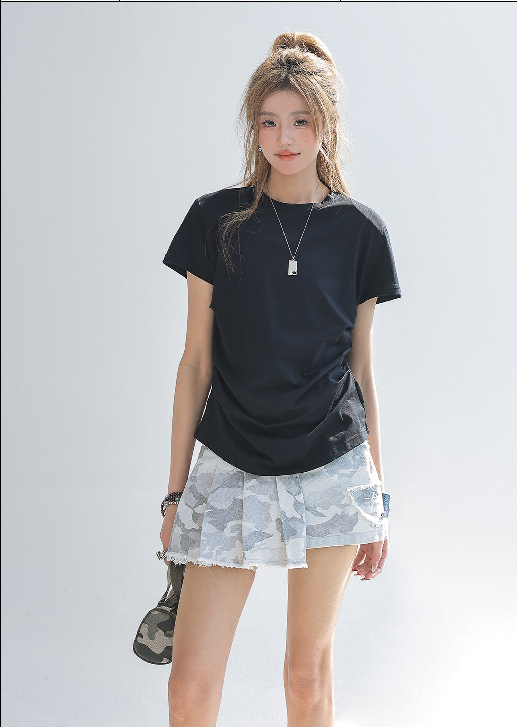 Fitted Short Sleeve Crop Top