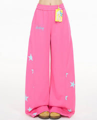 Flare Patchwork Casual Pants