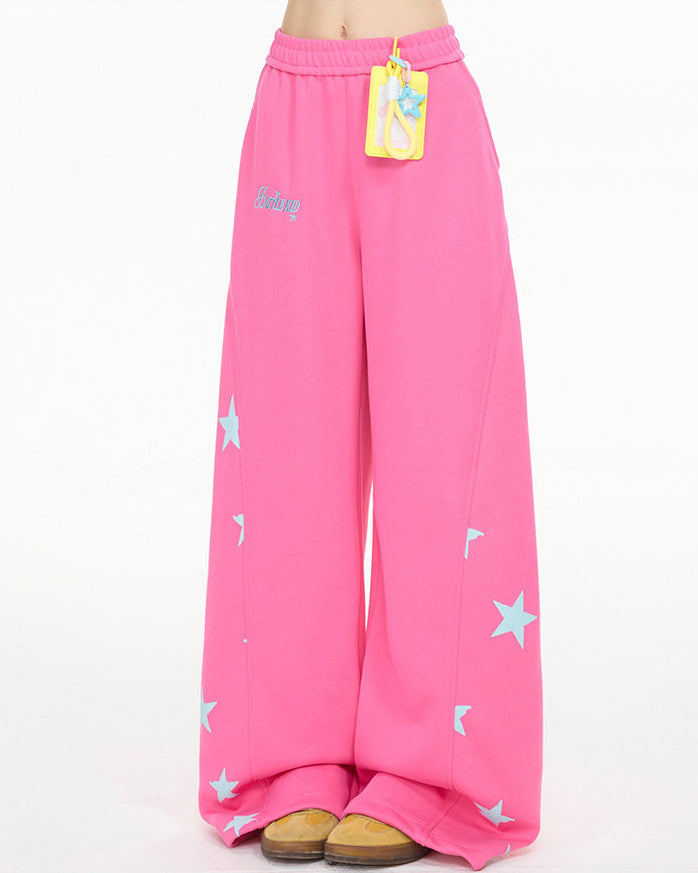 Flare Patchwork Casual Pants
